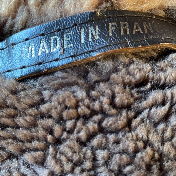 Penny Lane S 🐑 Saks 5th Avenue Sheepskin vintage coat shearling leather wool - Picture 14 of 16